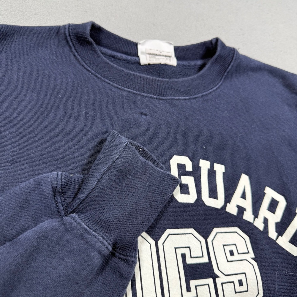 Champion Reverse Weave Coast Guard OCS Sweatshirt Navy Blue Small